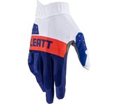 Leatt 1.5 GripR Guantes de motocross - Blanco Rojo Azul (M)