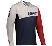 Leatt MTB Gravity 4.0 Jersey de bicicleta para niños - Blanco Azul