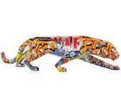 Figura Resina Pantera Grafiti