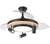 Ventilador led aspas plegables gladiator cct smart (37w+15w)
