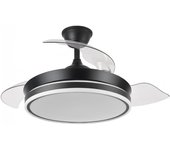 Ventilador led aspas plegables bayomo mini cct (72w)