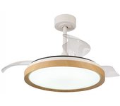 Ventilador led aspas desplegables mistral cct dim (50w)