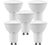 Pack 5 Bombillas LED Spotlight GU10 6W Equi.50W 540lm 15000H 1Primer Low Cost