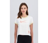 Camiseta Nike - Blanco - Camiseta Retro Mujer talla L