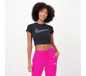 Nike Big Logo - Negro - Camiseta Mujer talla XS