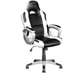 silla trust gaming gxt 705 ryon giratoria 360  elevador de gas clase 4 asiento reclinable con bloqueo  color negro   azul 23204