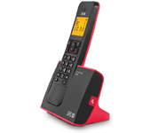 telefono inalambrico blade negro rojo
