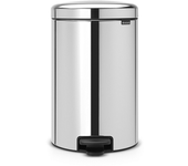 papelera cubo pedal 20 litros inox brillo brabantia dp030