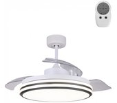 Ventilador led con aspas plegables garin blanco cct (35w)