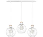 Regleta de techo antilla blanco (3 luces)