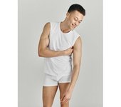 IMPETUS Camiseta interior de hombre sin mangas BLANCO