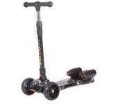 KIKKABOO Scooter Galaxy Smoke Negro Lighting