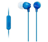 Auriculares con Micrófono Sony MDREX15AP Azul