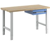 eurokraft pro Banco de trabajo, sistema modular Serie 7000, 1 cajón colgante, A x P 1500 x 700 mm