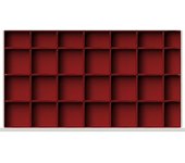 ANKE Caja para piezas pequeñas, para cajones de A x P 980 x 540 mm, altura de los cajones 90 / 120 mm