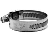 Jessberger Abrazadera para mangueras, acero inoxidable, UE 20 unid., adecuada para mangueras de 1/2''