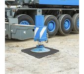 Justrite Esteras para plumas de grúas TuffTrak®, al 100% de polietileno reciclado, L x A x H 400 x 400 x 40 mm