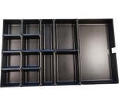 eurokraft pro Juego de separadores de cajones, UE 2 unid., para 2 cajones