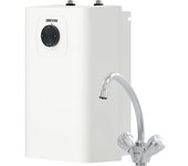 kaiserkraft Calentador de agua, sin presión, con grifo monomando, aparato bajo fregadero, temperatura 35 - 85 °C