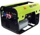 Pramac Generador eléctrico serie SP, gasolina 400 / 230 V, SP 12000 - potencia 6,8 kVA (230 V) / 11,8 kVA (400 V), 6,1 / 9,4 kW