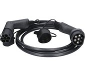kaiserkraft Cable de carga efuturo recto, enchufe de tipo 2 a tipo 2, 3 fases, 3 m, hasta 11 kW