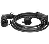 kaiserkraft Cable de carga efuturo recto, enchufe de tipo 2 a tipo 2, 3 fases, 5 m, hasta 11 kW