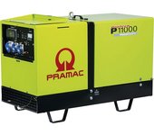 Pramac Generador eléctrico serie P, diésel, 400 / 230 V, P 11000 - potencia COP 6,00 kVA (230 V) / 10,00 kVA (400 V), 5,4 / 8,0 kW