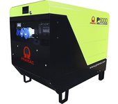 Pramac Generador eléctrico serie P, diésel, 400 / 230 V, P 6000 s - potencia COP 3,33 kVA (230 V) / 5,67 kVA (400 V), 2,7 / 4,5 kW