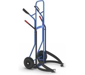 eurokraft pro Carretilla para neumáticos, para alojar ruedas y neumáticos, rodamientos de rodillos
