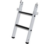 MUNK Extensión de escalera, para escaleras para foso, 2 peldaños, clip-step R13