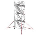 Altrex Andamio con escalera RS TOWER 53 ancho, plataforma de madera, longitud 2,45 m, altura de trabajo 8,20 m