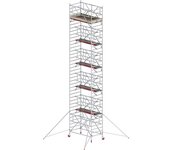 Altrex Andamio rodante RS TOWER 42 ancho con Safe-Quick®, plataforma de madera, longitud 1,85 m, altura de trabajo 12,2 m