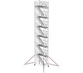 Altrex Andamio con escalera RS TOWER 53 ancho, Fiber-Deck®, longitud 2,45 m, altura de trabajo 14,20 m