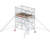 Altrex Andamio rodante RS TOWER 42 ancho con Safe-Quick®, plataforma de madera, longitud 2,45 m, altura de trabajo 4,20 m