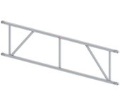 Altrex Tirante de barandilla doble, para andamio rodante de la serie RS TOWER 5, para una anchura de 2,45 m