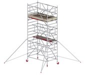 Altrex Andamio rodante RS TOWER 42 ancho con Safe-Quick®, plataforma de madera, longitud 2,45 m, altura de trabajo 6,20 m