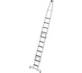 MUNK Escalera de peldaños anchos para limpiar cristales, con recubrimiento de los peldaños, 3 tramos, 11 peldaños