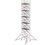 Altrex Andamio rodante RS TOWER 55, plataforma Fiber-Deck®, longitud 2,45 m, altura de trabajo 13,80 m