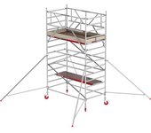 Altrex Andamio rodante RS TOWER 42 ancho, plataforma de madera, longitud 2,45 m, altura de trabajo 5,20 m