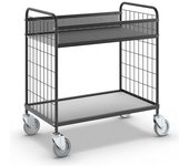 kaiserkraft Carro de oficina, 2 pisos, L x A x H 830 x 510 x 935 mm