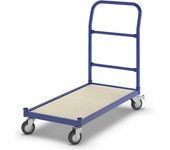 eurokraft basic Carro de plataforma, carga máx. 250 kg, L x A de las camas 1050 x 475 mm