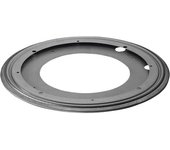 kaiserkraft Corona giratoria, chapa electrocincada, Ø 306 mm, carga máxima 300 kg, a partir de 2 unid.
