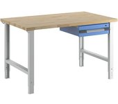 eurokraft pro Banco de trabajo, sistema modular Serie 7000, 1 cajón colgante, A x P 1500 x 900 mm
