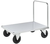 Kongamek Carro de plataforma, carga máx. 500 kg, con 1 manija de empuje, L x A x H 1000 x 700 x 900 mm, sin inmovilizador