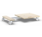 Wagner Rodador de transporte EXPANDER, MM 1332, L x A 857 x 490 mm, carga máx. 200 kg