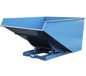 kaiserkraft Volquete para cargas pesadas, carga máx. 2500 kg, azul, capacidad 3 m³