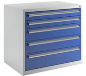 eurokraft basic Armario para herramientas, anchura 900 mm, altura 800 mm, cajones: 2 x 100, 2 x 150, 1 x 200 mm