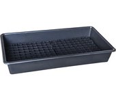 eurokraft basic Cubeta universal de PE para recipientes pequeños, sin homologación, capacidad 64,5 l, con rejilla de PE