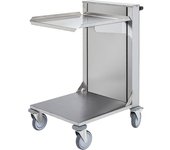 Kongamek Carro para cajas, L x A x H 600 x 530 x 900 mm, acero inoxidable