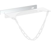 eurokraft basic Placa de sujeción en pared de rejilla, para soporte mural de bombonas de gas con Ø máx. de 140 mm, para 1 bombona, a partir de 3 unid.